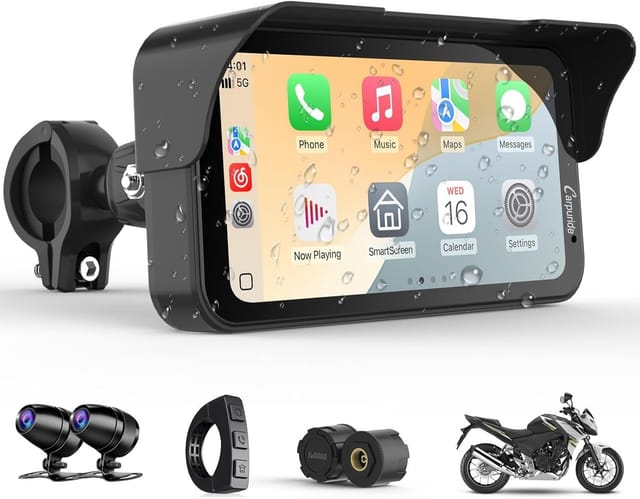 6.3" Carpuride For Motorcycle GPS – New