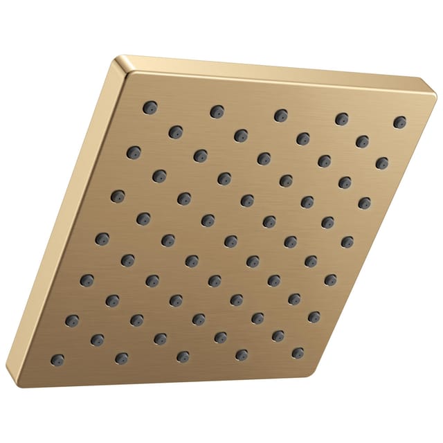 Delta Modern Single Spray Brushed Gold Shower Head – Open Box