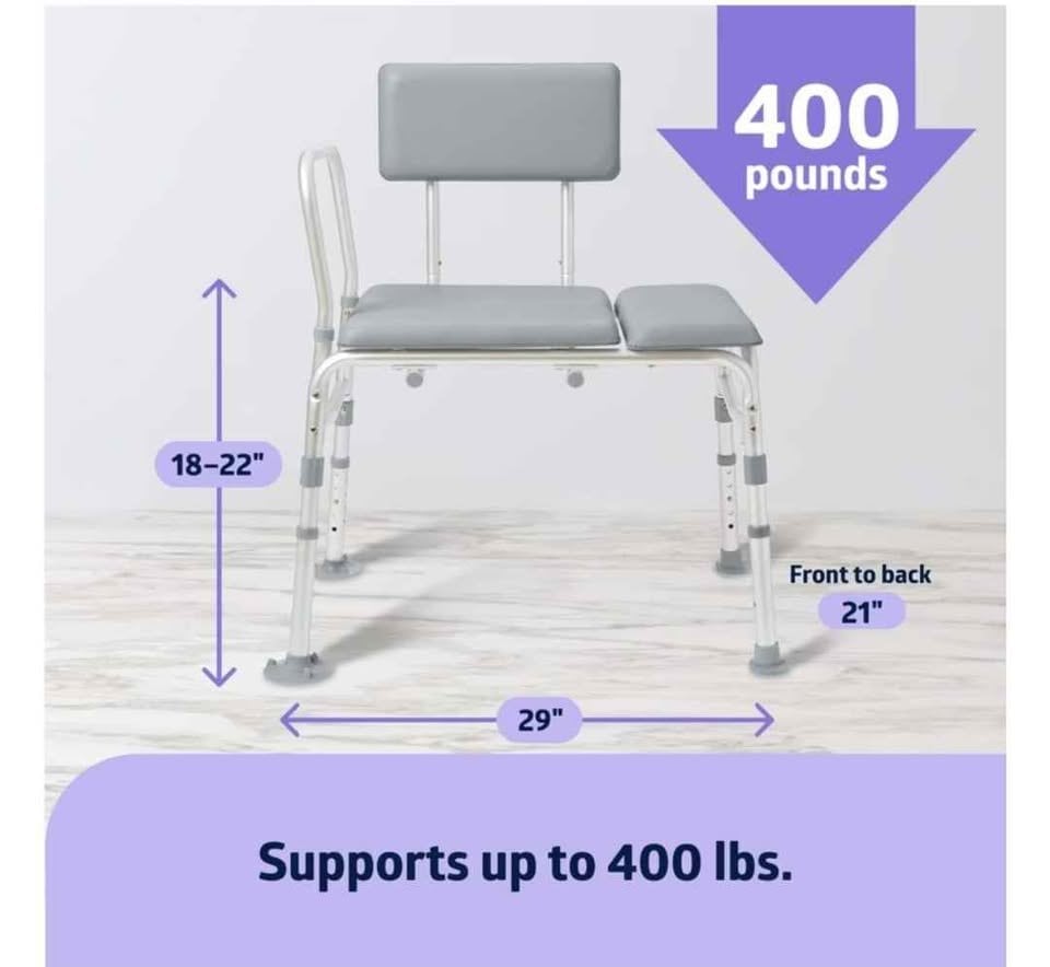 Padded Transfer Bench