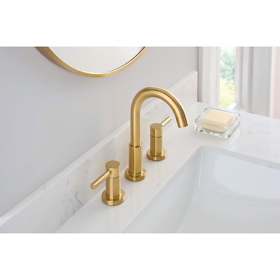 Allen + Roth Harlow SimpleFit Widespread Bathroom Faucet – Like New