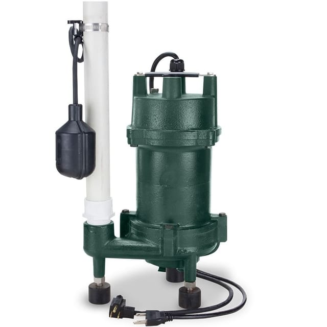 1HP HP Cast-Iron Zoeller Sewage Pump – New