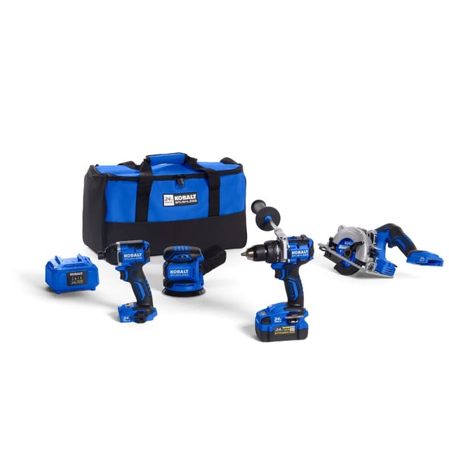 Kobalt 24V Brushless 4-Tool Combo Kit – New